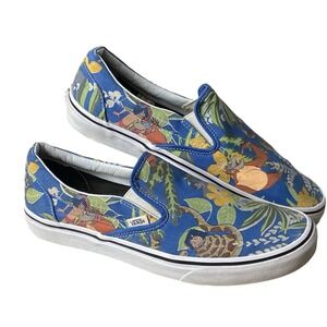 VANS x Disney Authentic Jungle Book Slip-On Sneakers‎ M10 Blue Kidcore Nostalgia